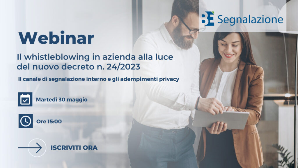canale di whistleblowing